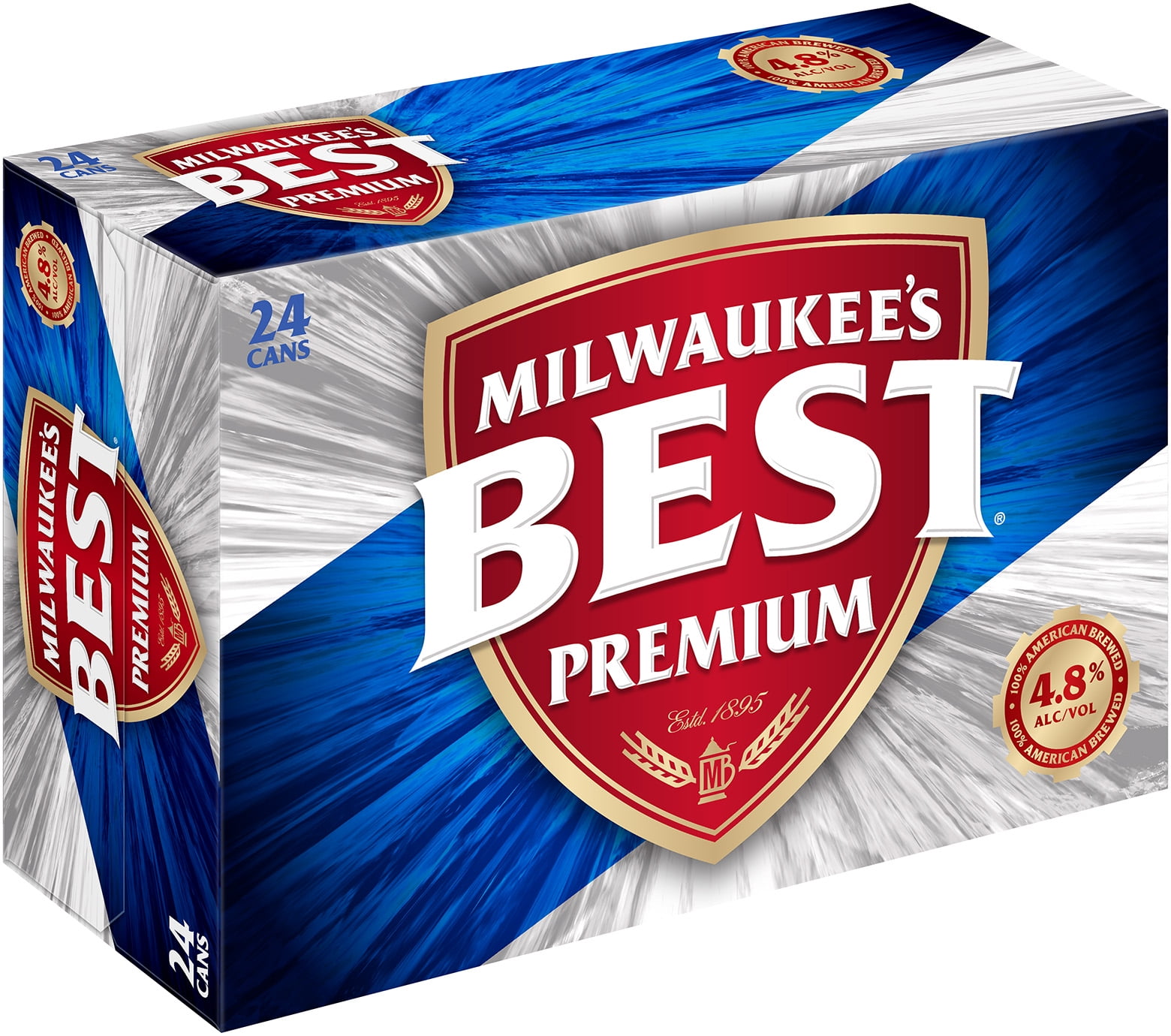 Milwaukee's Best Premium Beer, American Lager, 24 Pack Beer, 12 fl. oz