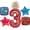 3rd, variant on Star Wars Party Supplies The Last Jedi 5th Birthday Balloon Bouquet Decorations