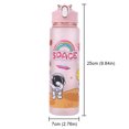 thumbnail image 2 of Yucurem 800ml Cartoon Space Water Bottle with Straw & Handle for Outdoor Sports Water Bottles for Sports (Pink), 2 of 10