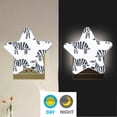 thumbnail image 4 of Star Shaped Energy Saving Night Light Living Room Night Light, Bedroom Night Light, Corridor Night Light, Study Night Light Black Zebra, 4 of 6