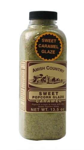 Amish Country Popcorn | Sweet Caramel Glaze - 15 oz | Old Fashioned, Non-GMO and Gluten Free