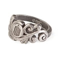 thumbnail image 2 of BBC Doctor Who Small Scroll Deco Logo Ring: Size 6 Unisex, 2 of 2