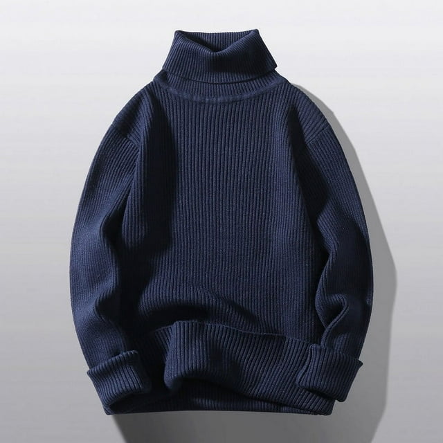 EGNMCR Chandail à Col Roulé pour Hommes, Nouveau Chandail Chaud d'Hiver Couleur Unie Tricot Mode Chandail Homme Col Roulé Chandail Hiver Nouveau Chandail Chaud Couleur Unie Tricot Mode Chandail Homme