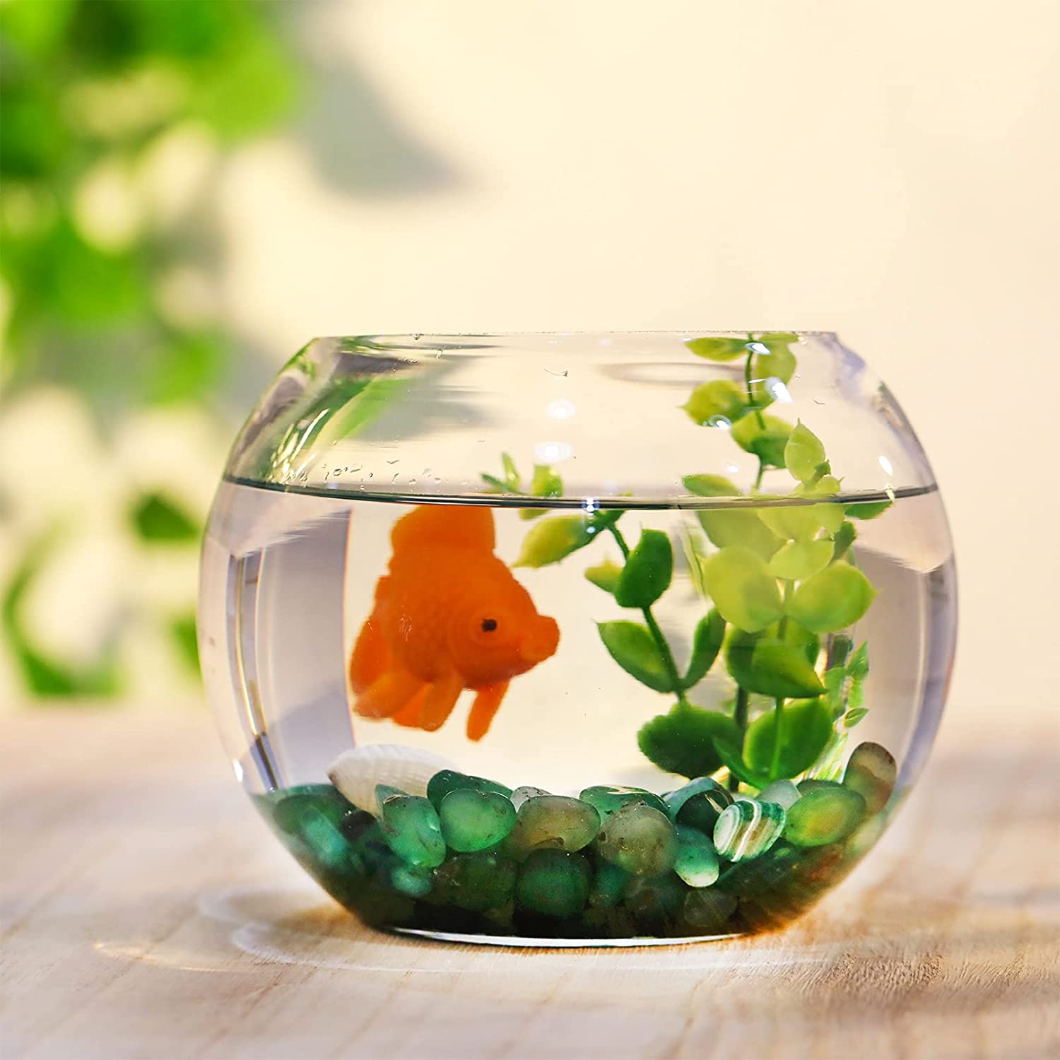 Fish Tank Gravel 2 Kg Aquarium Gravel GREEN Polished Stone 23 mm