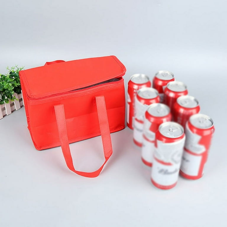 Handheld Hot and Cold Insulated Bags Cooler Bag Insulated Tote Large Capacity Take out Bag