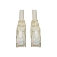 thumbnail image 1 of Eaton Tripp Lite Series Cat6 Gigabit Snagless Molded (UTP) Ethernet Cable (RJ45 M/M), PoE, White, 10 ft. (3.05 m) - Patch cable - RJ-45 (M) to RJ-45 (M) - 10 ft - UTP - CAT 6 - molded, snagless, stranded - white, 1 of 2