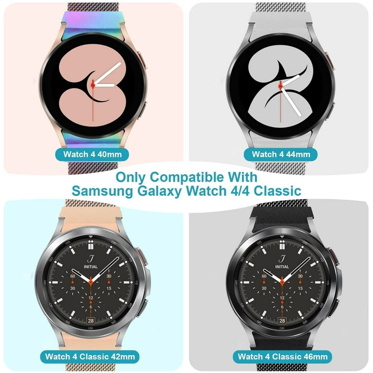 Milanese Metal Bands Compatible with Samsung Galaxy Watch 5 Watch 5 Pro Galaxy Watch 4 40mm 44mm Galaxy Watch 4 Classic 42mm 44mm Stainless Magnetic Strap for Men Women Walmart
