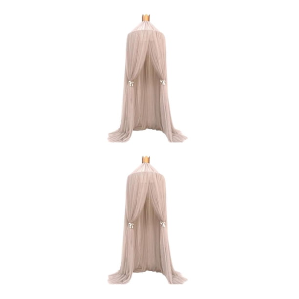 Dosel de cama plegable Toystoory con mosquitera de Poliéster Caqui 7 300