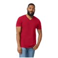thumbnail image 2 of Gildan Mens Soft Style V-Neck Short Sleeve T-Shirt, 2 of 4