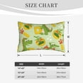 thumbnail image 6 of Balery Cartoon Dinosaurs Bedding Queen Pillow Cases - Envelope Closure - Soft Brushed Microfiber Fabric - Shrinkage and Fade Resistant Pillow Cases-16"x24", 6 of 9