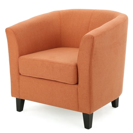Naria Fabric Club Chair Orange Com Naria Fabric Club Chair Orange