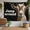 D, variant on XaaKee Tapestry Wall Hanging, Baby Goat Jump Around Art, High-Quality Polyester Tapestry, 60x40Inch