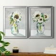 thumbnail image 6 of 2 Piece Set Sunflower I Premium Framed Canvas - Ready to Hang - 22.5 x 30.5 Each - Silver Frame, 6 of 8
