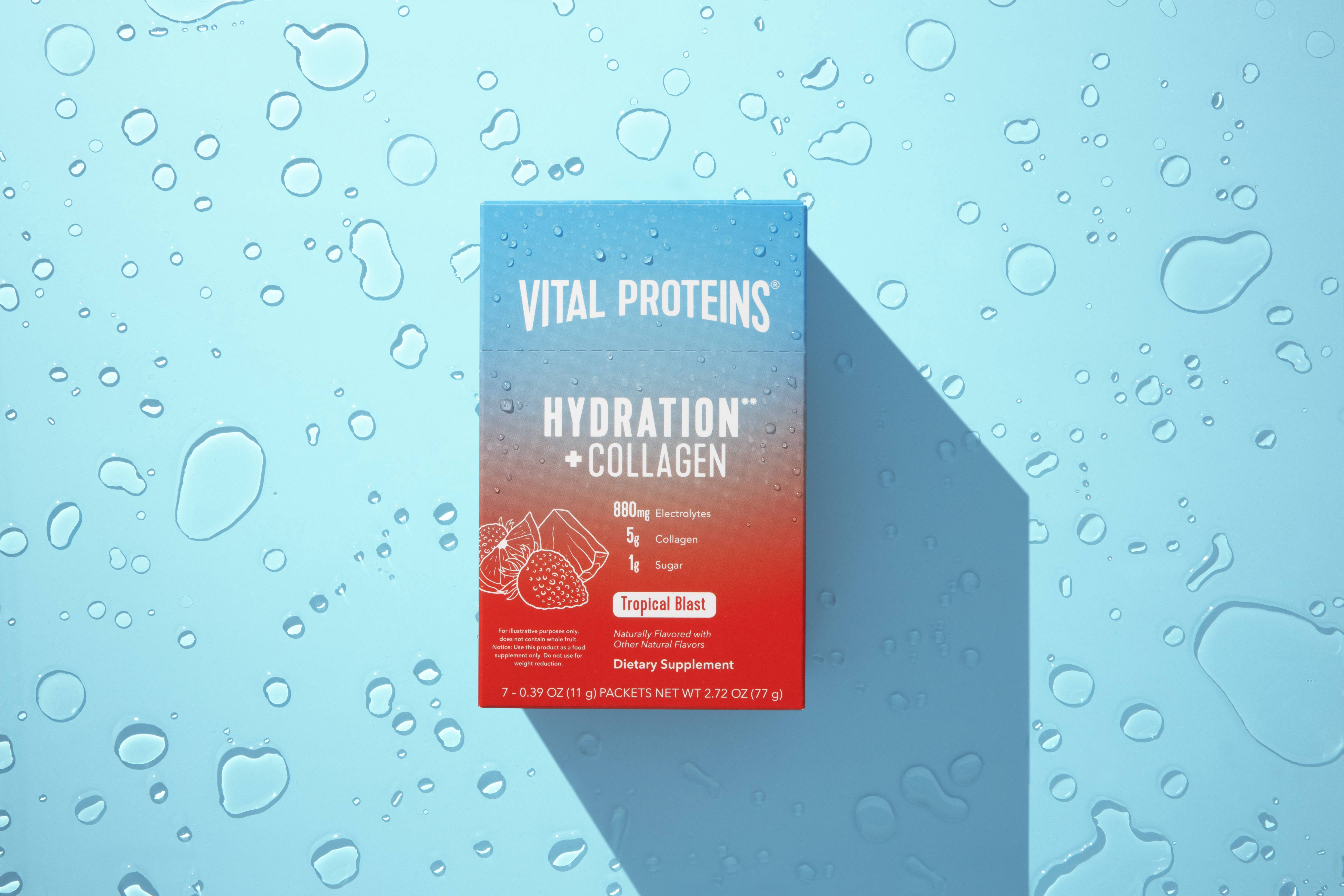 Vital Proteins Hydration Tropical Blast Stick Pack Box, 7 count