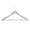 Gray, variant on Simpli Furnished Non-Slip Wooden Hangers for Clothes with 360Degree Rotating Hooks, 18"x9.2", 60 Pack, White