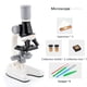 thumbnail image 1 of Microscopio de Juguete, Herramienta Educativa para Ciencias Biológicas, Aumento 100X a 1200X, Luz Led, Exploración Stem, Diversión para Aprender Ciencias, 3 a 5 Años, Incluye Muestras, 22 X 12 X 8 Cm, 1 of 3