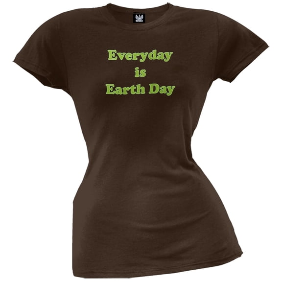 Earth Day - Everyday Is Earth Day Organic Juniors T-Shirt - Large