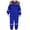 Blue, variant on Kids Girls Boys Snow Suits One Piece Snowsuits Winter Warm Outdoor Ski Suits Waterproof Windproof Snowboard Jumpsuits (Purple, 1-2 Years)