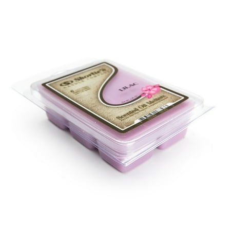 Pure Lilac Wax Melts - 1 Highly Scented 3 Oz. Bar - Made With Natural Oils - Flower & Floral Air Freshener Cubes