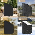 thumbnail image 3 of Housse de Chaise Empilable Imperméable en Tissu Oxford 210D, Housse de Chaise de Jardin Robuste, Housses Empilables pour Chaises d'Extérieur avec Sac de Rangement pour Chaises Empilables d'Extérieur, 3 of 8