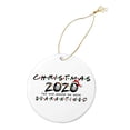 thumbnail image 3 of simhoa Double-sided Printing Christmas Decorations, Personalized Quarantine Survived 4, 3 of 8