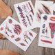 thumbnail image 2 of 8 Sheets Halloween Temporary Bleeding Wound Scar Blood for Party Cosplay Costume Easy to Apply and Long Lasting for Women Men Kids, 2 of 3