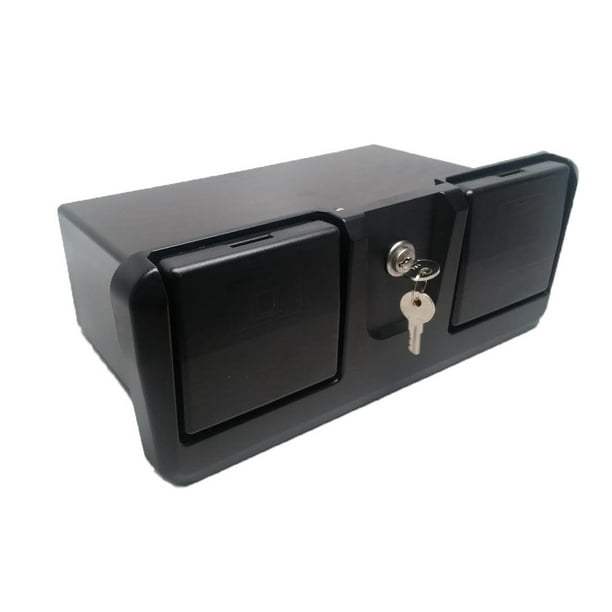 Pactrade Marine Boat RV Truck ABS Locking Plastic Glove Box with Two