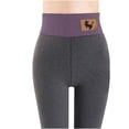 thumbnail image 7 of Odeerbi Womens Fleece Lined Leggings High Waisted Winter Warm Pants Yoga Running Tights Loose 2024 Casual Thick Soft Thermal Leggings Gray, 7 of 7