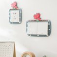 thumbnail image 3 of Coofit Light Switch Sticker Cartoon: 2PCS 3D Succulent Wall Switch Sticker Wall Decor, 3 of 10