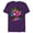 Purple, variant on Marvel Spider-Man: Across the Spider-Verse Spider-Punk Head - Short Sleeve Blended T-Shirt for Adults - Customized-Yellow