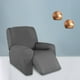 thumbnail image 5 of Funda de sofá suave elástica con elástico, de muebles, funda de sofá lavable, suave y fácil de utilizar, para cojín, sofá, , mascotas Gris oscuro 4 rebanadas Macarena cubierta de chaise lounge, 5 of 7