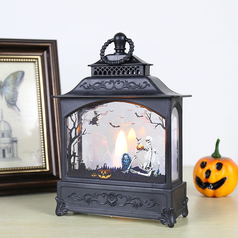 Vintage witch Halloween candle