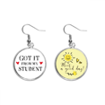 thumbnail image 1 of Tengo de mi alumno profesor cita Pendiente Sol Flor Pendiente Joyas Moda Unbranded M, 1 of 3