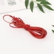 thumbnail image 2 of Cordones de cuero de vaca de 5 metros y 3 mm para hacer joyas, para colgar, accesorios de bricolaje, para pulseras, collares, abalorios y bisutería (rojo), 2 of 7