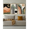 thumbnail image 3 of SHENIFY Boho Wall Art Abstract Decor 16x24in3pcs Natural Framed Bohemian Prints Ready To Hang for Bedroom Office, 3 of 5