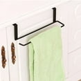 thumbnail image 3 of HeYii Kitchen Cabinet Door Drawer Roll Paper Towel Rack Holder Rail Organizer Hanger, 3 of 8
