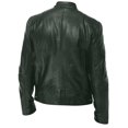 thumbnail image 4 of LYXSSBYX Leather Jackets for Men Men Vintage Cool Jacket Leather Long Sleeve Winter Stand Collar Club Coat Fashion Men's Leather Jackets Casual Tops, 4 of 4