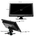 thumbnail image 2 of Monitor Hikity CCTV portátil de 10.1 pulgadas 1280x600 HDMI/VGA/AV, 2 of 8