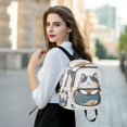 thumbnail image 6 of FORMRS Mini Backpack Purse for Women Travel Daypack Casual Shoulder Bag, Blue Cute Cat, 6 of 7