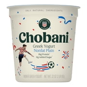 Chobani Non-Fat Greek Yogurt Plain 32 oz Tub
