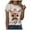 Pink, variant on TTUHYWXI Christmas Shirts for Women Short Sleeve Plus Size Cute Snowman Graphic Tees (Watermelon Red, XXL)