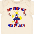thumbnail image 4 of Inktastic My Very 1st 4th of July Boys or Girls Baby Bodysuit, 4 of 5
