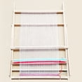 thumbnail image 4 of FLAMEEN Adjustable Weaving Frame Solid Wood Blanket Scarf DIY Loom Sewing Machine,Wooden Loom,Weaving Machine, 4 of 8