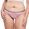 thumbnail image 4 of Hanes Womens Breathable Cotton Stretch Bikini 10-Pack, 5, Assorted, 4 of 4