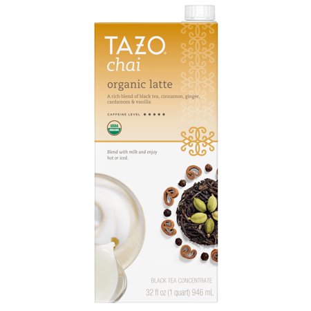 Tazo Organic Chai Latte Concentrate Black tea 32 OZ