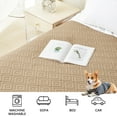 thumbnail image 3 of Smiry Waterproof Dog Couch Covers, Washable Dog Blankets For Sofa & Bed, Reversible Furniture Protector For Pets (82x82 Inch, Camel/Beige), 3 of 7