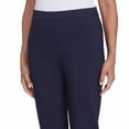 thumbnail image 5 of Alfred Dunner Womens Petite Classic Allure Fit Proportioned Pant With Elastic Comfort Waistband, 5 of 5