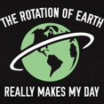 thumbnail image 3 of CafePress - The Rotation Of The Earth Women's Dark T Shirt - Women's Traditional Fit Dark T-Shirt, 3 of 4