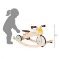 thumbnail image 2 of Janod 2-in-1 Rocket Tricycle - Wooden Rocker and Ride-On Toy for Toddlers - 12 months +, 2 of 7