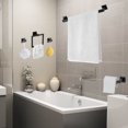 thumbnail image 6 of Hansabenne Classic 5 - Piece Matte Silver Bathroom Hardware Set, Durable Stainless Steel Wall Mounted Bathroom Towel Rack, 6 of 9